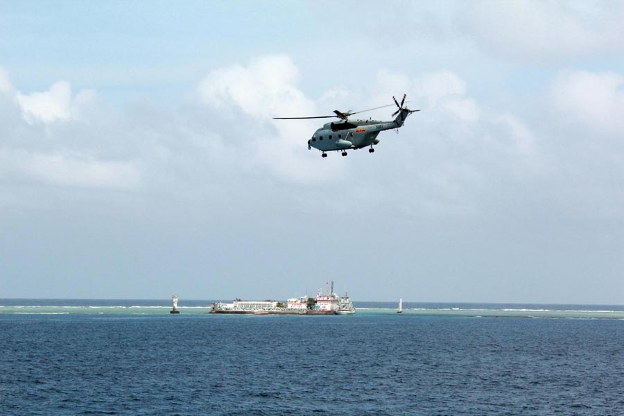 China Navy patrols Nansha islands