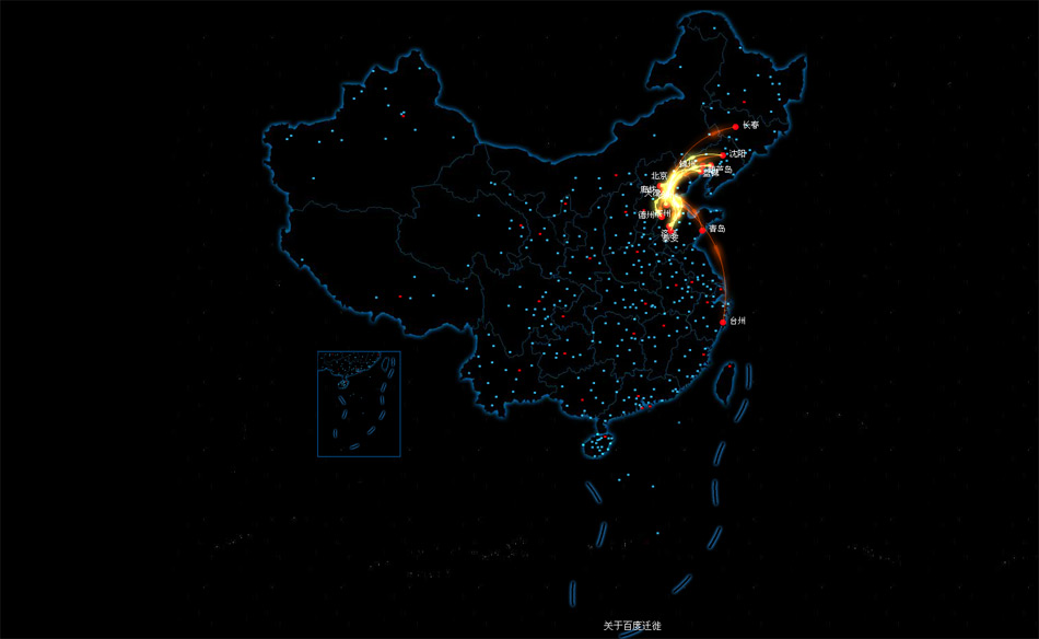 Baidu tracks the Spring Festival travel frenzy