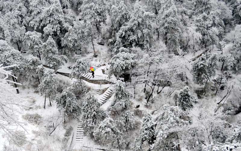 China's white winter