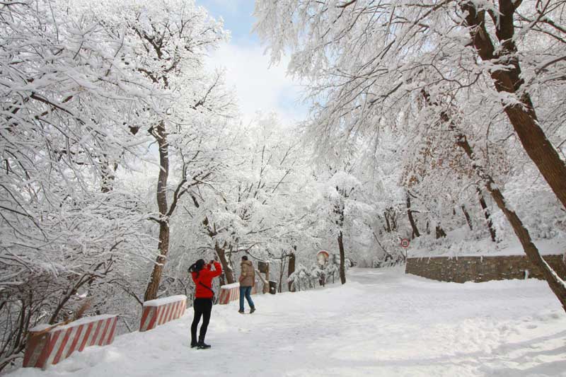 China's white winter