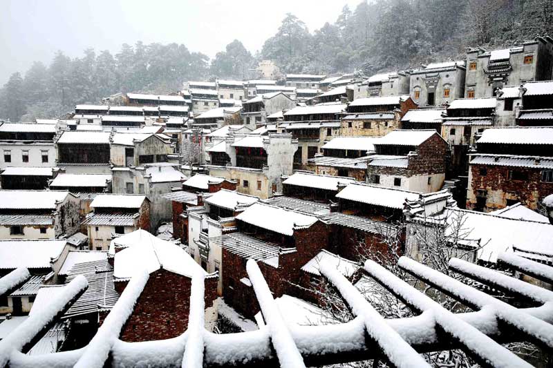 China's white winter