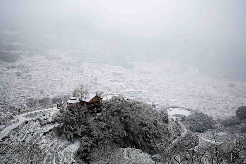 China's white winter