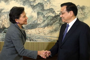 Chinese President meets US State secretary