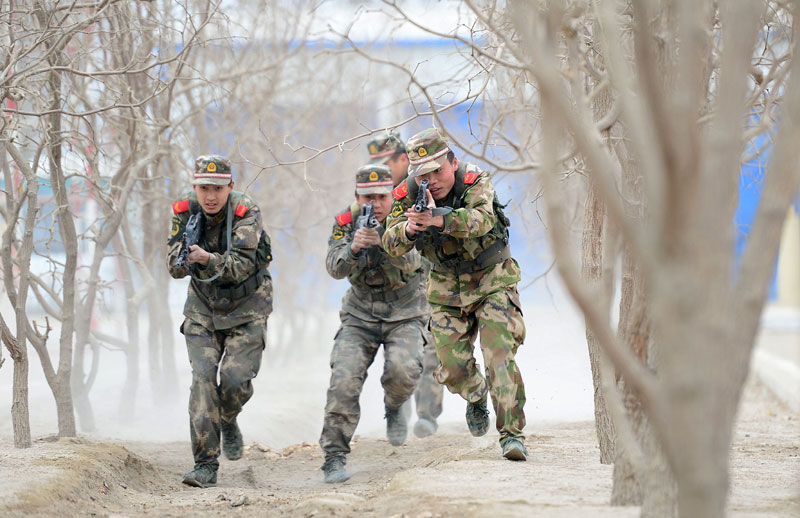 Armed police gear up for two sessions duty