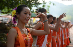 Thousands revel in the Songkran Festival water spree