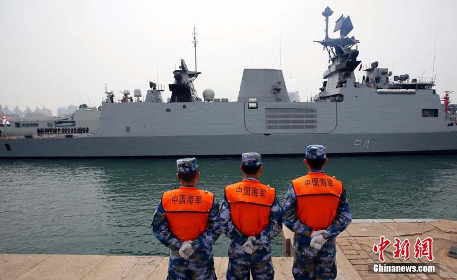 7 countries' naval ships arrive in E China