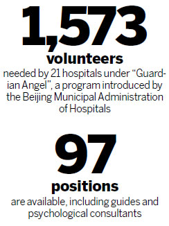 Hospital volunteers serve as 'nice' bridge to medical care