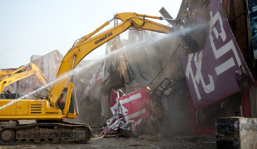 17,000 square meters of unauthorized structures demolished