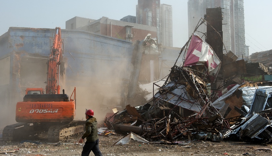 17,000 square meters of unauthorized structures demolished