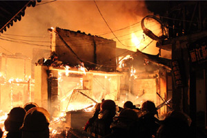 Blaze in East China extinguished