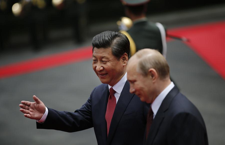 Chinese, Russian presidents hold talks in Shanghai