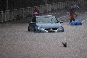 Persisting rain causes waterlog in Guangxi