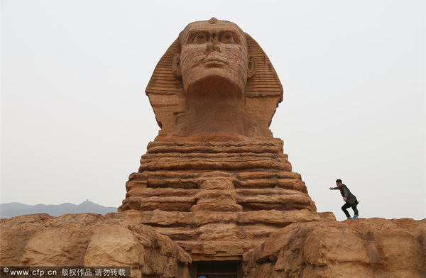 Sphinx replica in N China to be dismantled