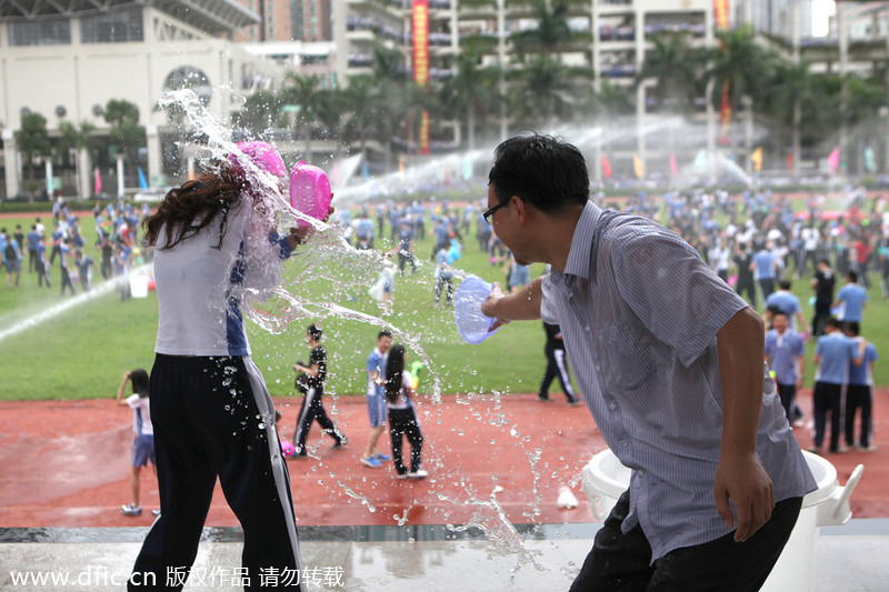 Students make a splash at grad ceremony in S Chin