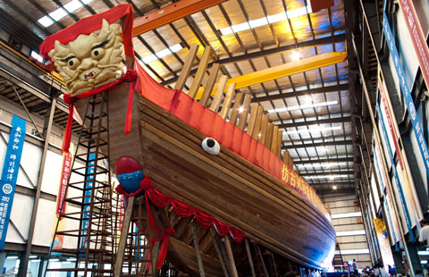 Construction of ship replica put on hold