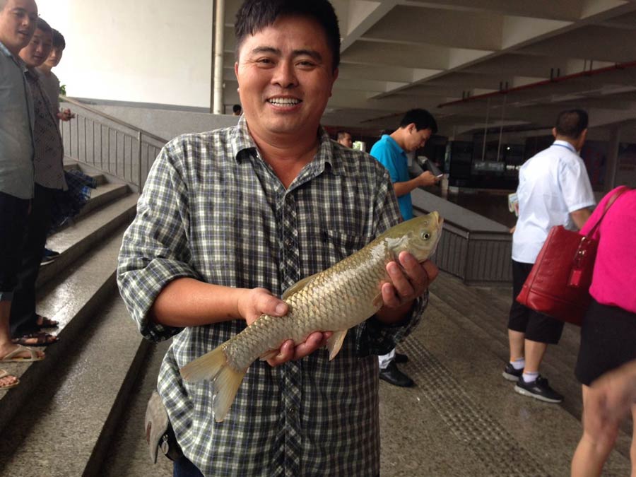 Xiamen city in East China flooded