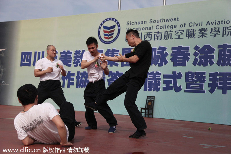 Kungfu flight attendants train for terror