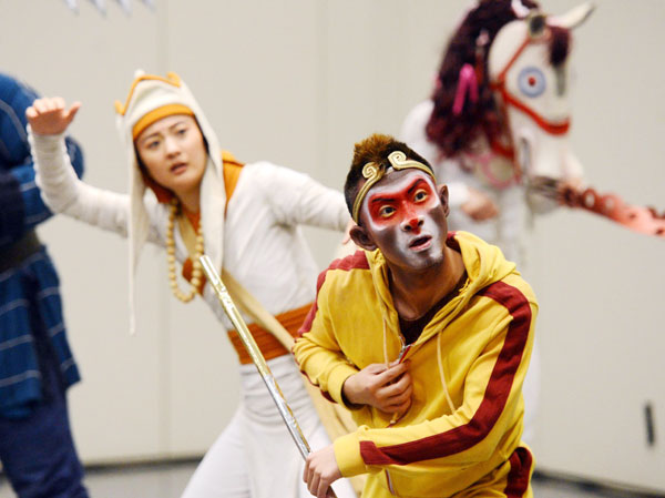 Monkey King journeys to the West