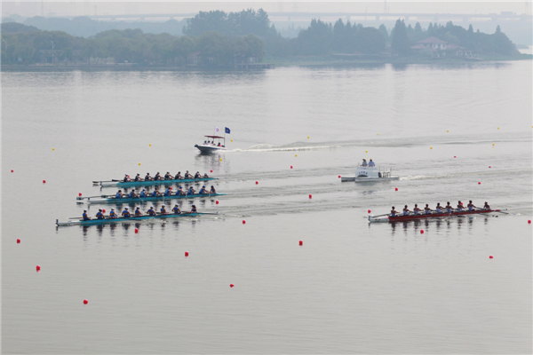Amsterdam, Otago universities win Donghu rowing