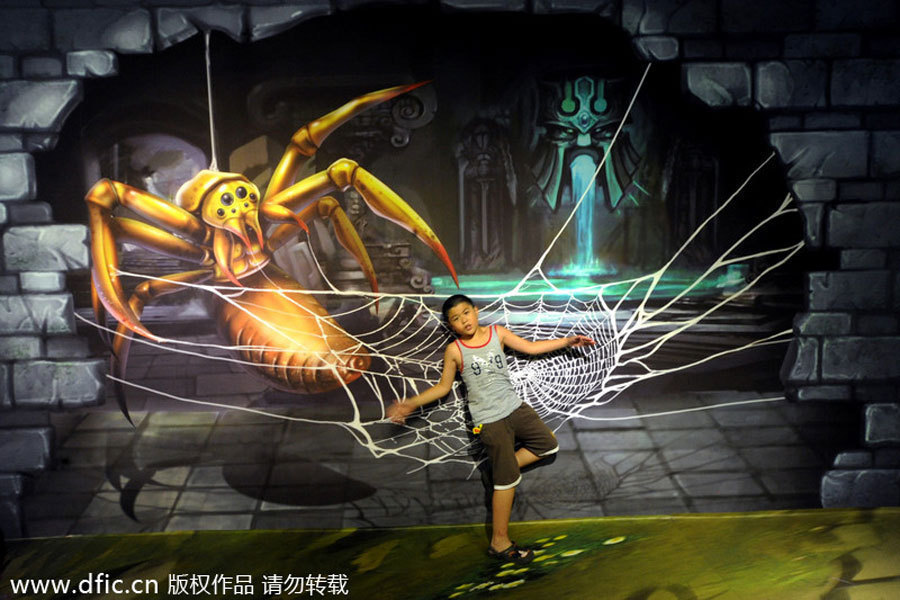 3D art show captivates visitors in Shanghai
