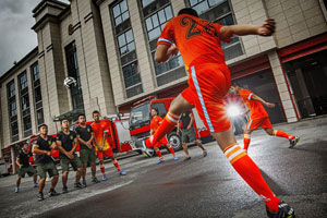 Xinjiang firefighters heat up for Army Day