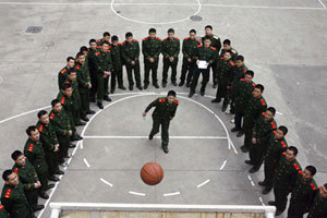 Xinjiang firefighters heat up for Army Day