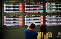 Further flights disrupted in 20 airports in China