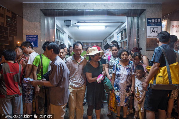 Torrential rain cools Beijing