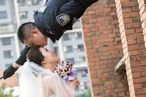 Wedding bells ring at last for five border policemen