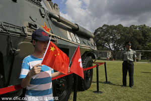 Anti-Occupy Central rally in Hong Kong