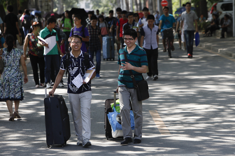 New semester, new faces at Tsinghua University