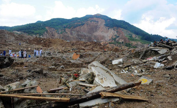 SW China landslide death toll rises to 7