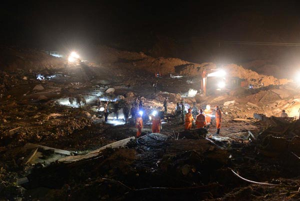 SW China landslide death toll rises to 7