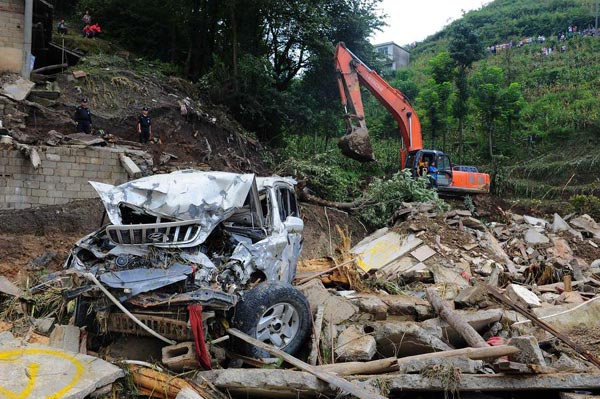 SW China landslide death toll rises to 7