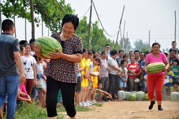 Bags of fun at village games