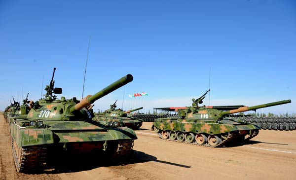 Peace Mission - 2014 military drill ends in China's Inner Mongolia