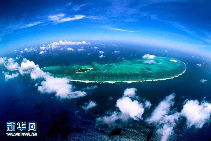 Amazing aerial photos of China's Xisha Islands