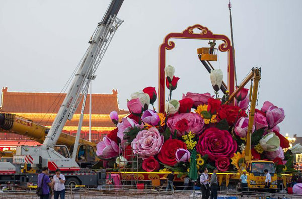 3D printing in full bloom at Tian'anmen Square