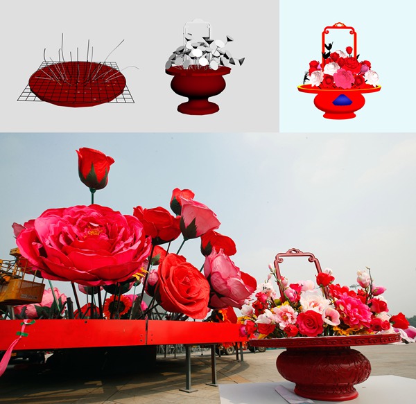 3D printing in full bloom at Tian'anmen Square