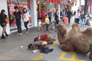 Beijing metro: food ok, but beggars can't stay