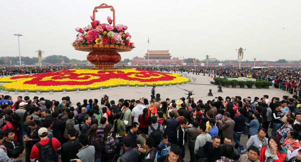 Beijing receives record number of tourists on National Day