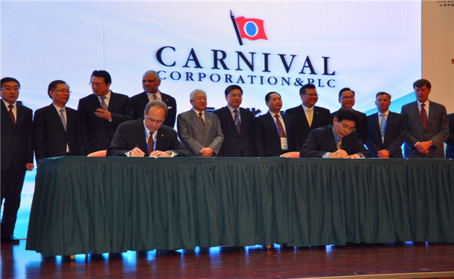 Cruise company signs MOU to build ships