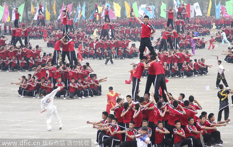 International Shaolin K<EM>ungfu</EM> Festival kicks off in China