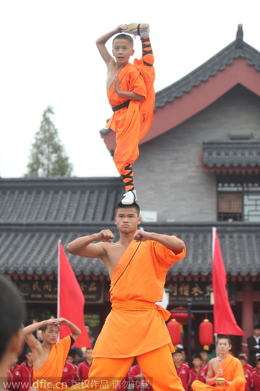 International Shaolin K<EM>ungfu</EM> Festival kicks off in China