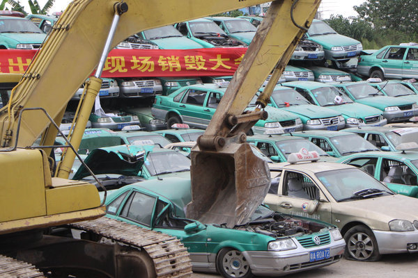 Guangzhou gears up clone taxi crackdown