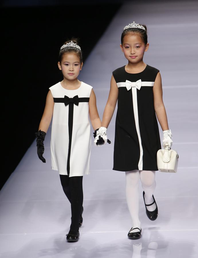 Children hit the catwalk at China Fashion Week