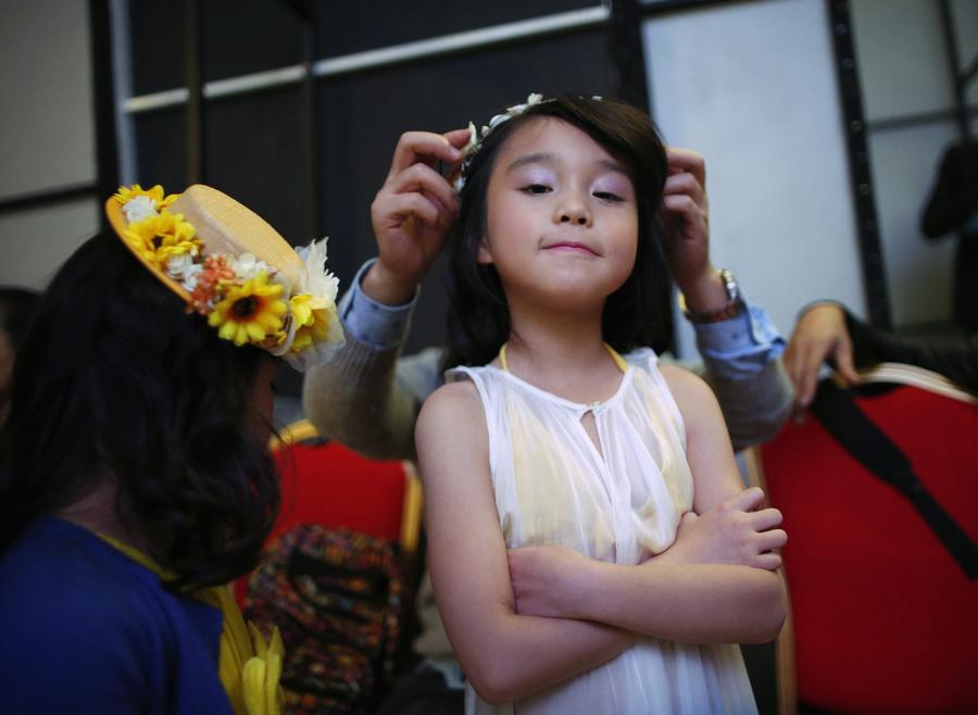 Children hit the catwalk at China Fashion Week