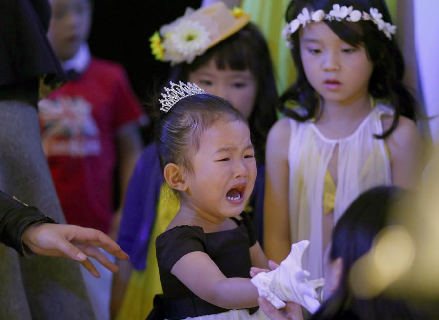 Children hit the catwalk at China Fashion Week