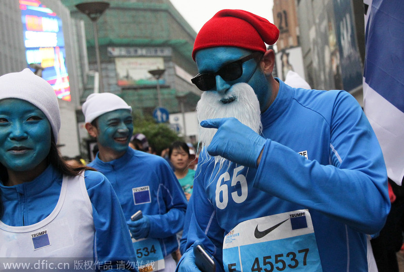 Moments from 2014 Shanghai Marathon