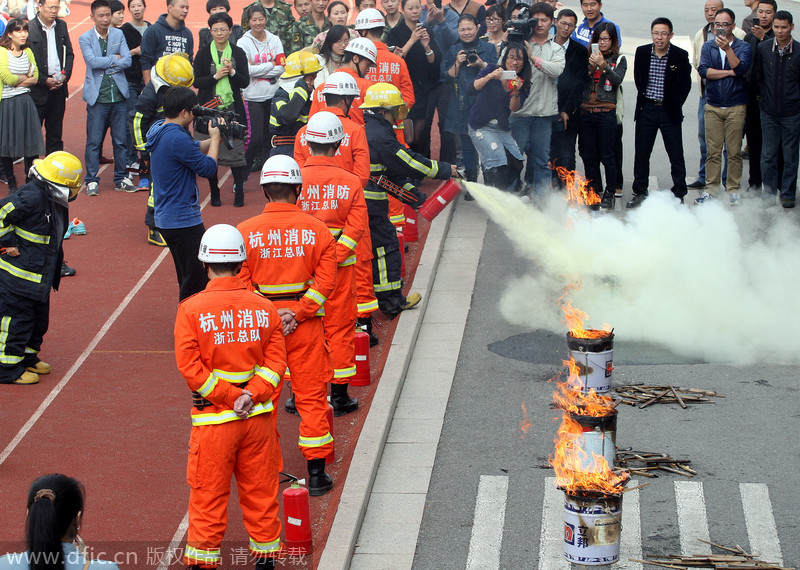 China preps for National Fire Prevention Day